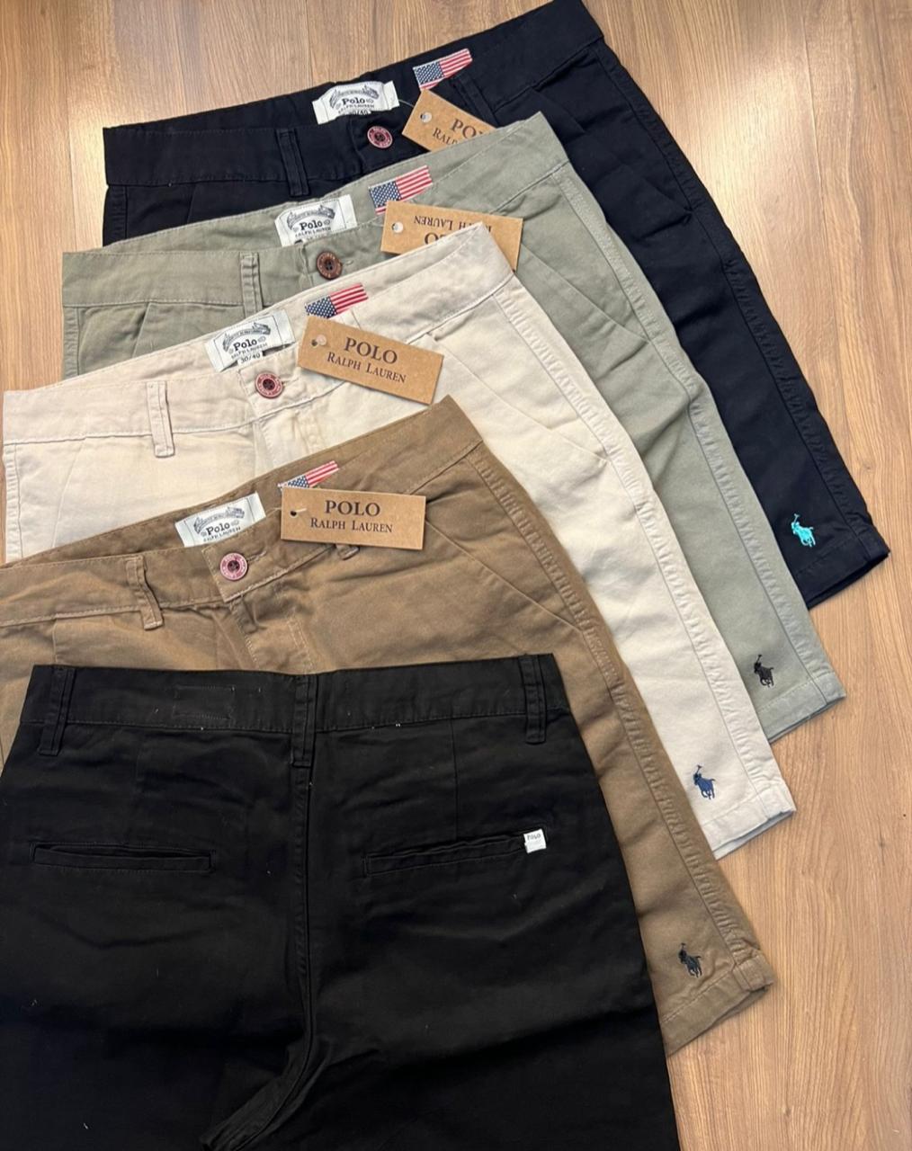 Kit 5 Bermudas de Sarja Ralph Lauren - 🔥Últimas Unidades em Estoque🔥